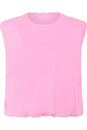 Soaked in Luxury Tops, Dames, Roze, L, Katoen, Rosebloom Balloon Tank Top