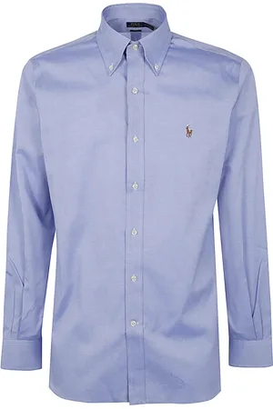 Ralph Lauren Overhemden, Heren, Blauw, XL, Katoen, Casual Katoenen Overhemd