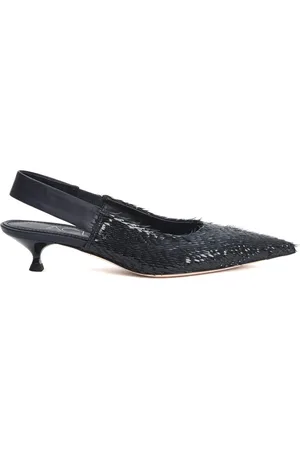 AGL ATTILIO GIUSTI LEOMBRUNI Schoenen, Dames, Blauw, 36 EU, Blauwe Nacht Slingback Schoenen