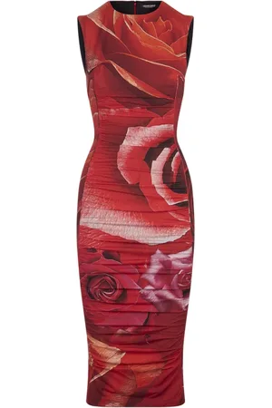 Roberto Cavalli Kleedjes, Dames, Rood, S, Rode Bikini Badpak
