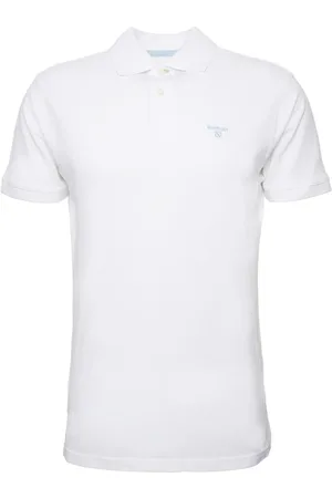 Barbour Tops, Heren, Wit, 3Xl, Katoen, Witte Sport Polo Shirt