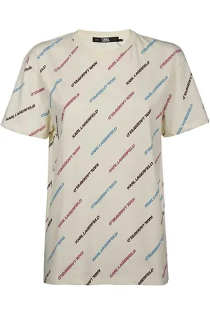 Karl Lagerfeld Tops, Dames, , S, Katoen, Katoenen T-shirt