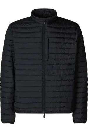 save the duck Jassen, Heren, Blauw, XL, Blauwe Pufferjas voor Mannen