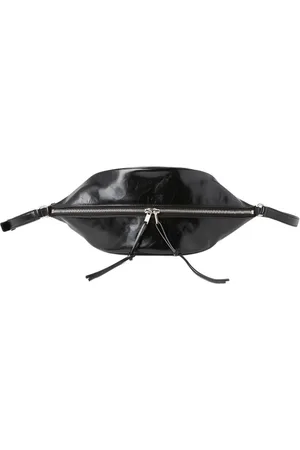 Jil Sander Tassen, Heren, Zwart, ONE Size, Leer, Verstelbare Zip Heuptas