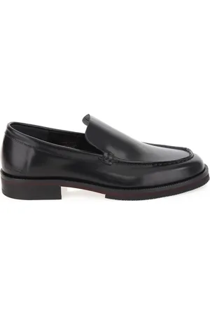 Paul Smith Schoenen, Dames, Zwart, 41 EU, Leer, Almond Toe Mocassin