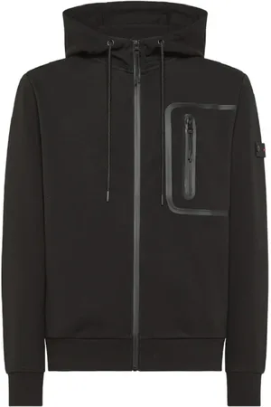 Peuterey Sweatshirts & Hoodies, Heren, Zwart, M, Katoen, Parker 01 Nero