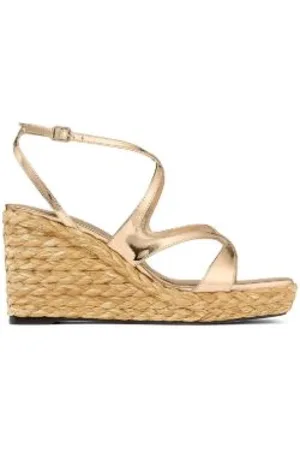 Jimmy Choo Schoenen, Dames, Geel, 39 EU, Leer, Ayla Espadrilles