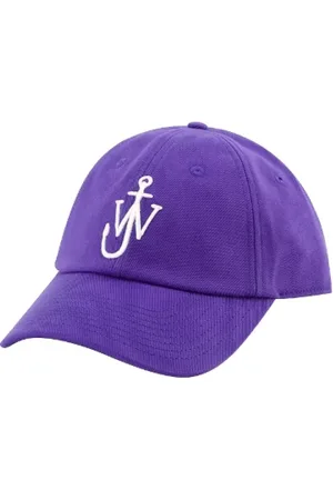 J.W.Anderson Accessoires, Dames, Blauw, ONE Size, Canvas Baseballpet