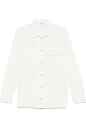 LARDINI Jassen, Heren, Wit, L, Stijlvolle Jas voor Mannen
