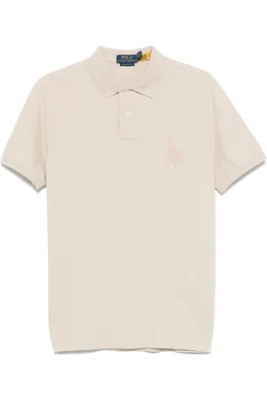Ralph Lauren Tops, Heren, , L, Katoen, Custom Slim Fit katoenen polo shirt