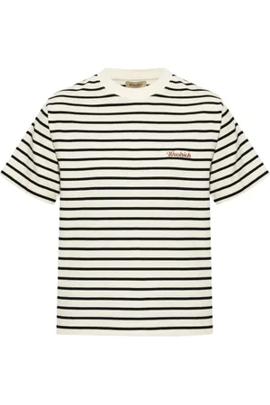 Woolrich Tops, Dames, Wit, S, Katoen, Klassiek Wit T-shirt