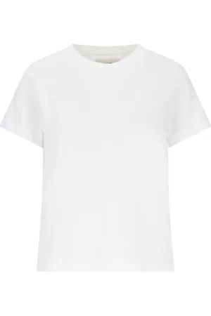 Khaite Tops, Dames, Wit, S, Katoen, Dames T-shirt