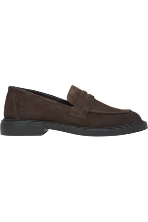 Estro Schoenen, Dames, Bruin, 36 EU, Donkerbruine Penny Loafers