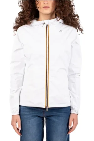 K-Way Jassen, Dames, Wit, XS, Lichtgewicht Jas