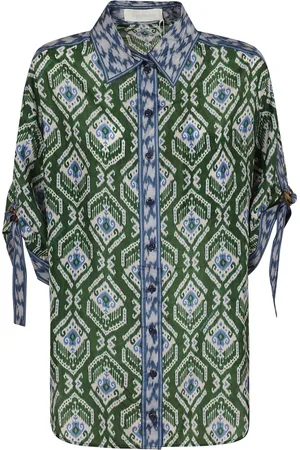 ZIMMERMANN Blouses & Shirts, Dames, Veelkleurig, S, Zijden Blouse