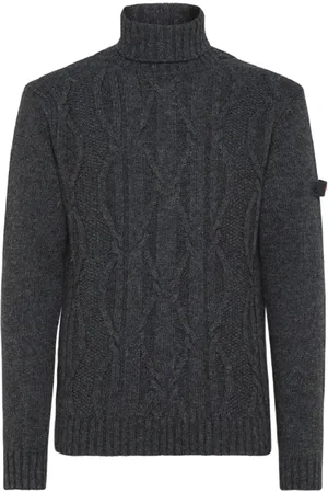 Peuterey Truien, Heren, Grijs, L, Turtleneck Trui