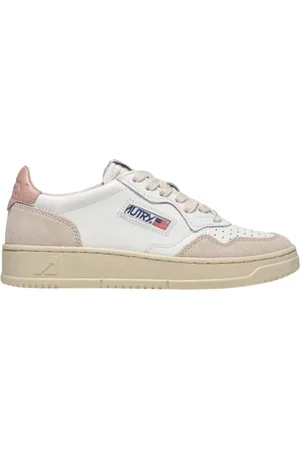 Autry Schoenen, Dames, Veelkleurig, 36 EU, Suède, Lage leren en suède sneakers