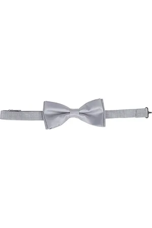 ELEVENTY Accessoires, Heren, Grijs, ONE Size, Wol, Zijden Wollen Vlinderdas Accessoire