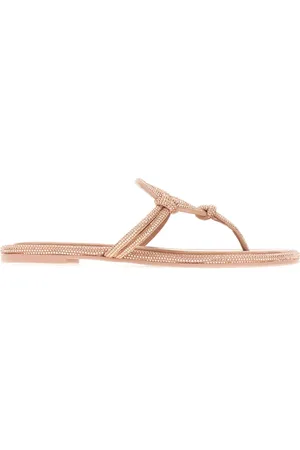 Tory Burch Schoenen, Dames, Roze, 36 1/2 EU, Sandali Flip Flops