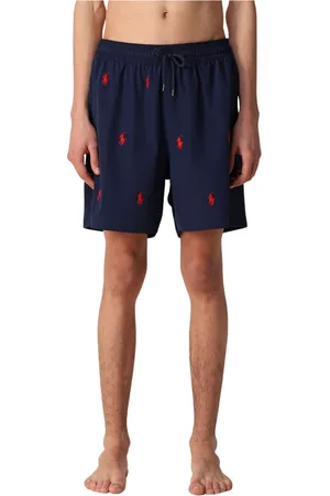 Ralph Lauren Badkleding, Heren, Blauw, S, Stijlvolle Strandkleding