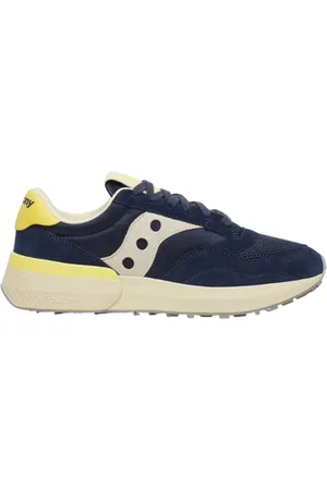 Saucony Schoenen, Heren, Blauw, 43 EU, Leer, Jazz NXT Navy Yellow Sneaker