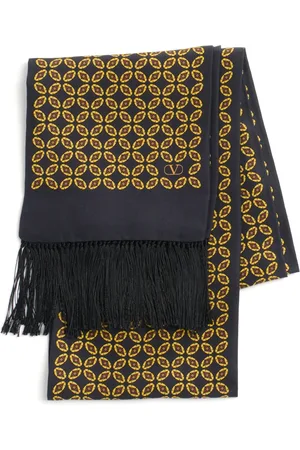 VALENTINO GARAVANI Accessoires, Heren, Zwart, ONE Size, Chamber Bandeaux sjaal