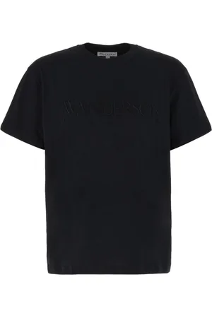 J.W.Anderson Tops, Heren, Zwart, S, Katoen, Klassiek T-shirt