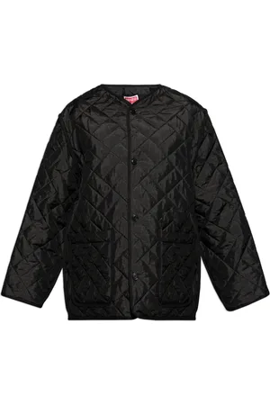 Kenzo Jassen, Heren, Zwart, L, Quilted Jacket
