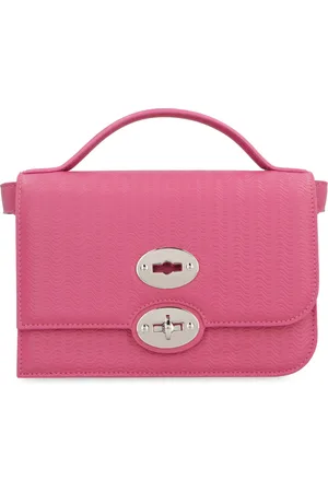 Zanellato Tassen, Dames, Roze, ONE Size, Leer, Ella leren handtas