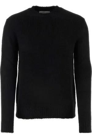 Jil Sander Truien, Heren, Zwart, M, Alpaca Blend Trui