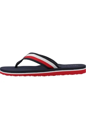 Tommy Hilfiger Schoenen, Dames, Blauw, 36 EU, Beach Sandal Flip Flops