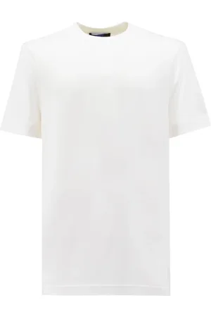 Kiton Tops, Heren, Wit, L, T-Shirt