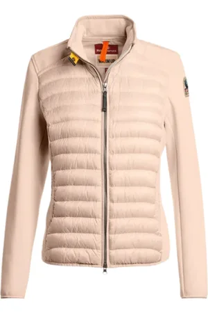 Parajumpers Jassen, Dames, Bruin, L, Polyester, Quilted Camel Jacket Olivia Style