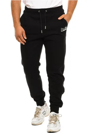 Karl Lagerfeld Broeken, Heren, Zwart, XL, Katoen, Sportieve joggingbroek