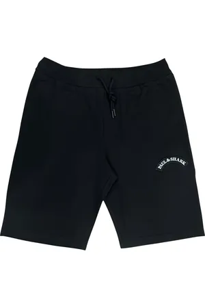 Paul & Shark Korte broeken, Heren, Zwart, XL, Katoen, Zwarte Katoenen Regular Fit Shorts