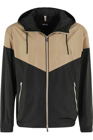 HUGO BOSS Jassen, Heren, Zwart, S, Polyester, Cireno 1 Lichtgewicht Jas