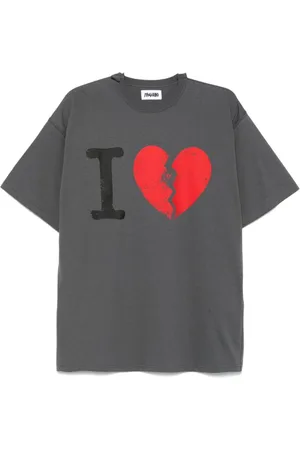 MAGLIANO Tops, Heren, Grijs, L, Zwarte T-shirts en Polos