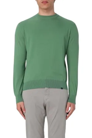 Paul & Shark Truien, Heren, Groen, XL, Rondgebreide trui