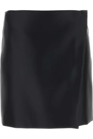 Serafini Rokken, Dames, Zwart, S, Satijn, Satijnen Mini Rok