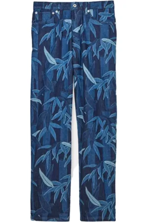 Kenzo Jeans, Heren, Blauw, W33, Katoen, Camo Jeans