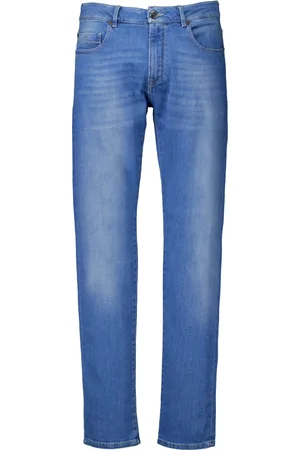 Paul & Shark Jeans, Heren, Blauw, 3Xl, Katoen, Comfort Stretch Denim Katoenen Jeans