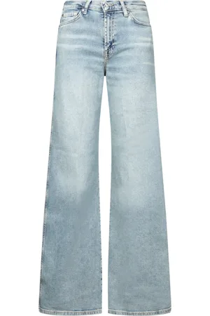 7 for all Mankind Jeans, Dames, Blauw, W30, Blauwe Jeans voor Vrouwen Stijlvol Comfort