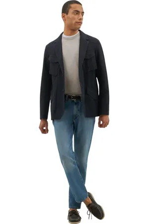 Boglioli Jassen, Heren, Blauw, M, Vermoeidheid Jas
