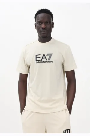 EA7 Tops, Heren, , 3Xl, Katoen, T-shirt met korte mouwen voor heren