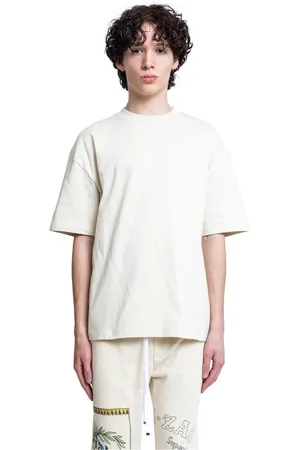 AMIRI Tops, Heren, Wit, L, Katoen, Oversized Tee in Birch