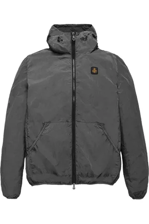 RefrigiWear Jassen, Heren, Grijs, XL, Nylon, Ultralichte Nylonjas met Capuchon