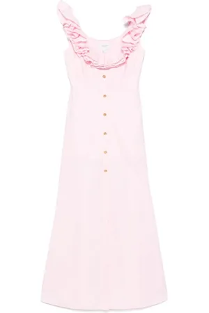 Giambattista Valli Kleedjes, Dames, Roze, S, Lange Poplin Jurk