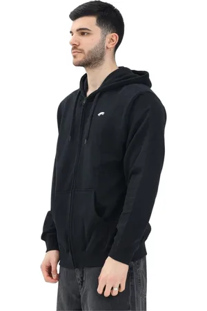 Vans Sweatshirts & Hoodies, Heren, Zwart, XL, Katoen, Zwarte Zip Sweater Salton Loose