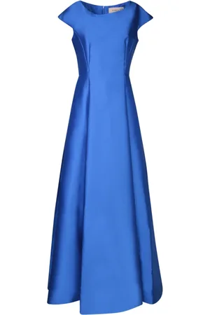 BLANCA Kleedjes, Dames, Blauw, S, Polyester, Blauwe Elegante Jurk Dameskleding
