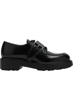 Prada Schoenen, Dames, Zwart, 39 EU, Stijlvolle Instap Schoen voor Mannen